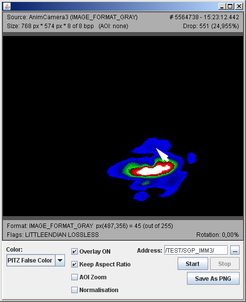 Screenshot of Value under cursor in action.